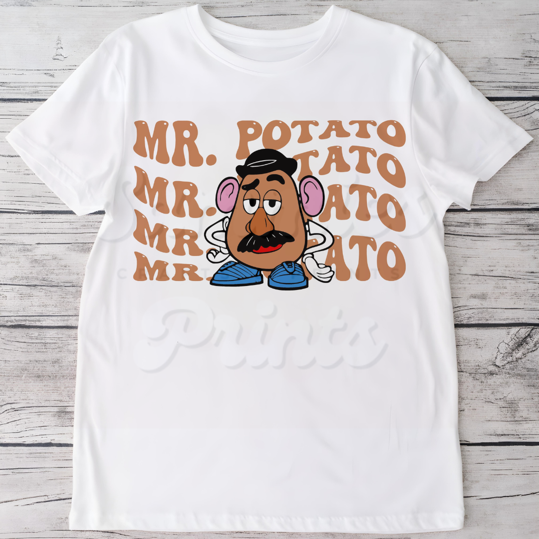 Potato Head Big Name DTF Heat Transfer