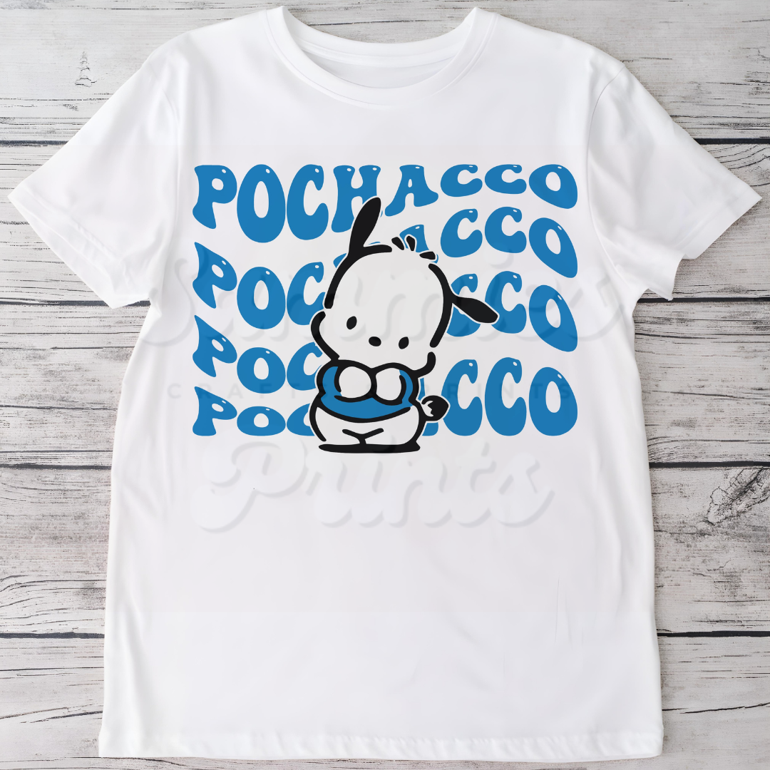 Pochacco Big Name DTF Heat Transfer