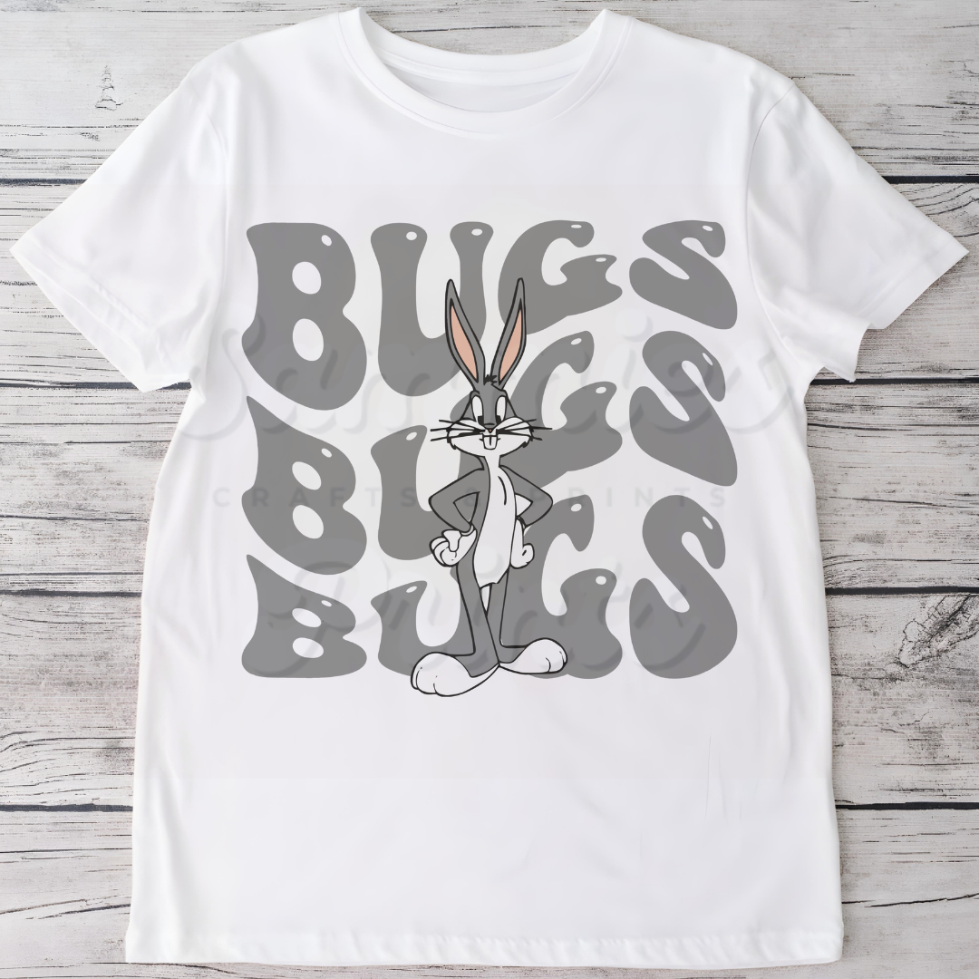 Bugs Big Name DTF Heat Transfer