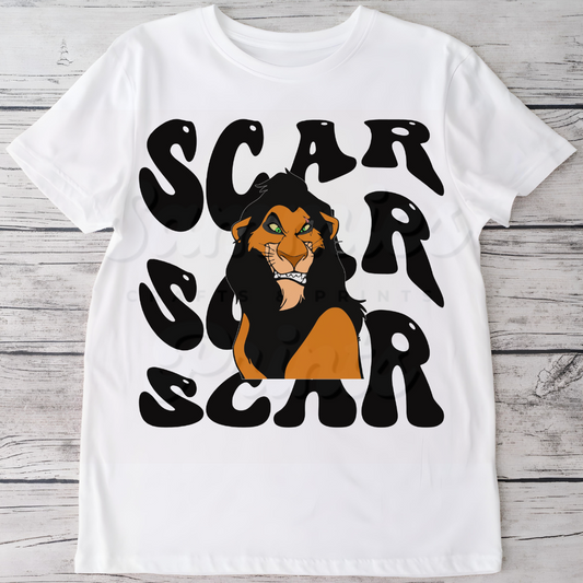 Scar Big Name DTF Heat Transfer