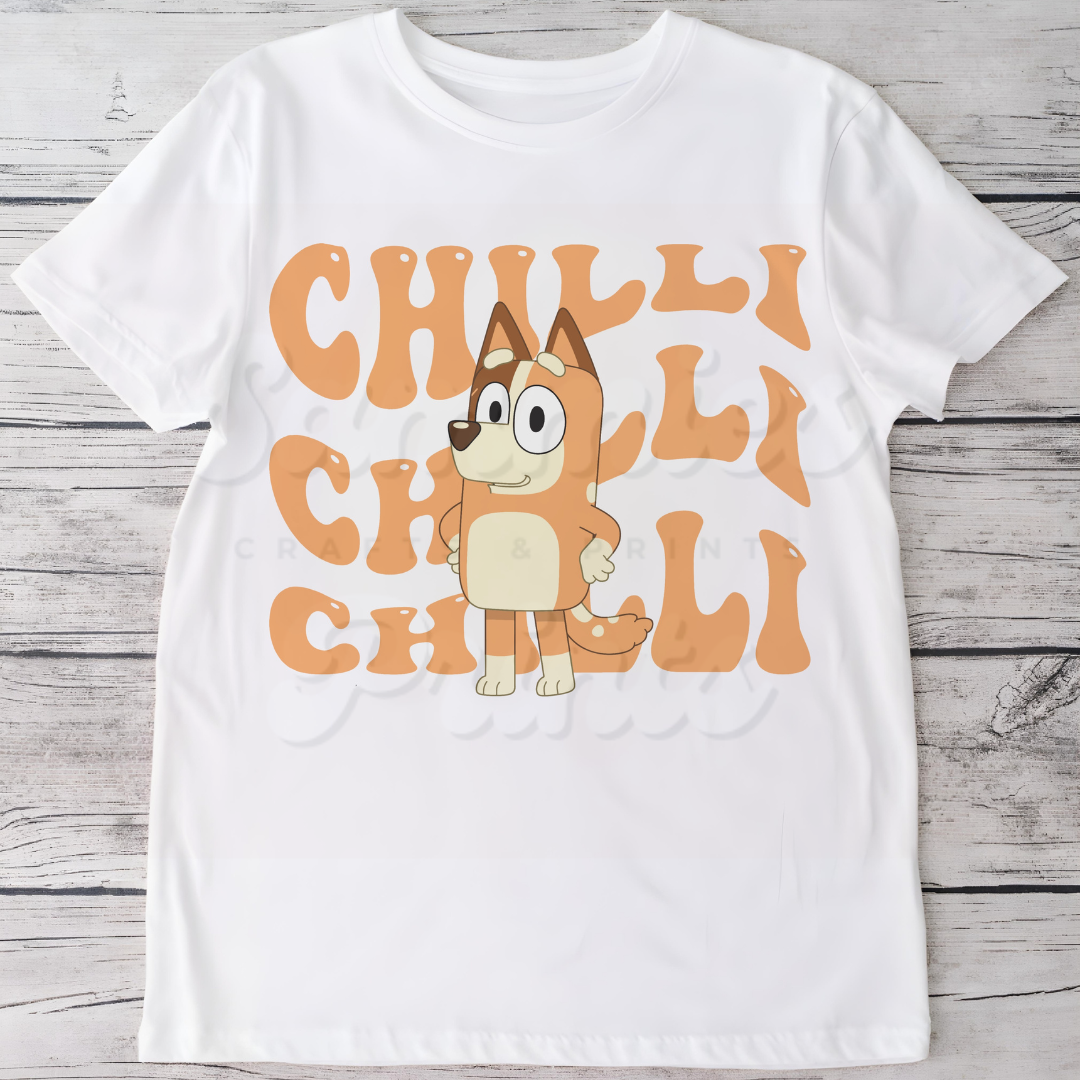 Chilli Big Name DTF Heat Transfer