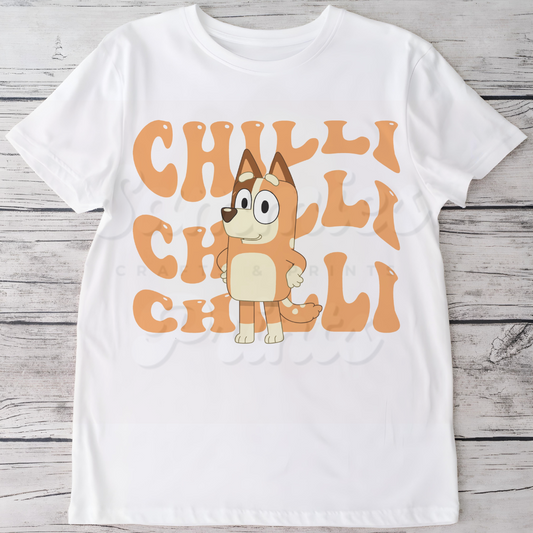 Chilli Big Name DTF Heat Transfer