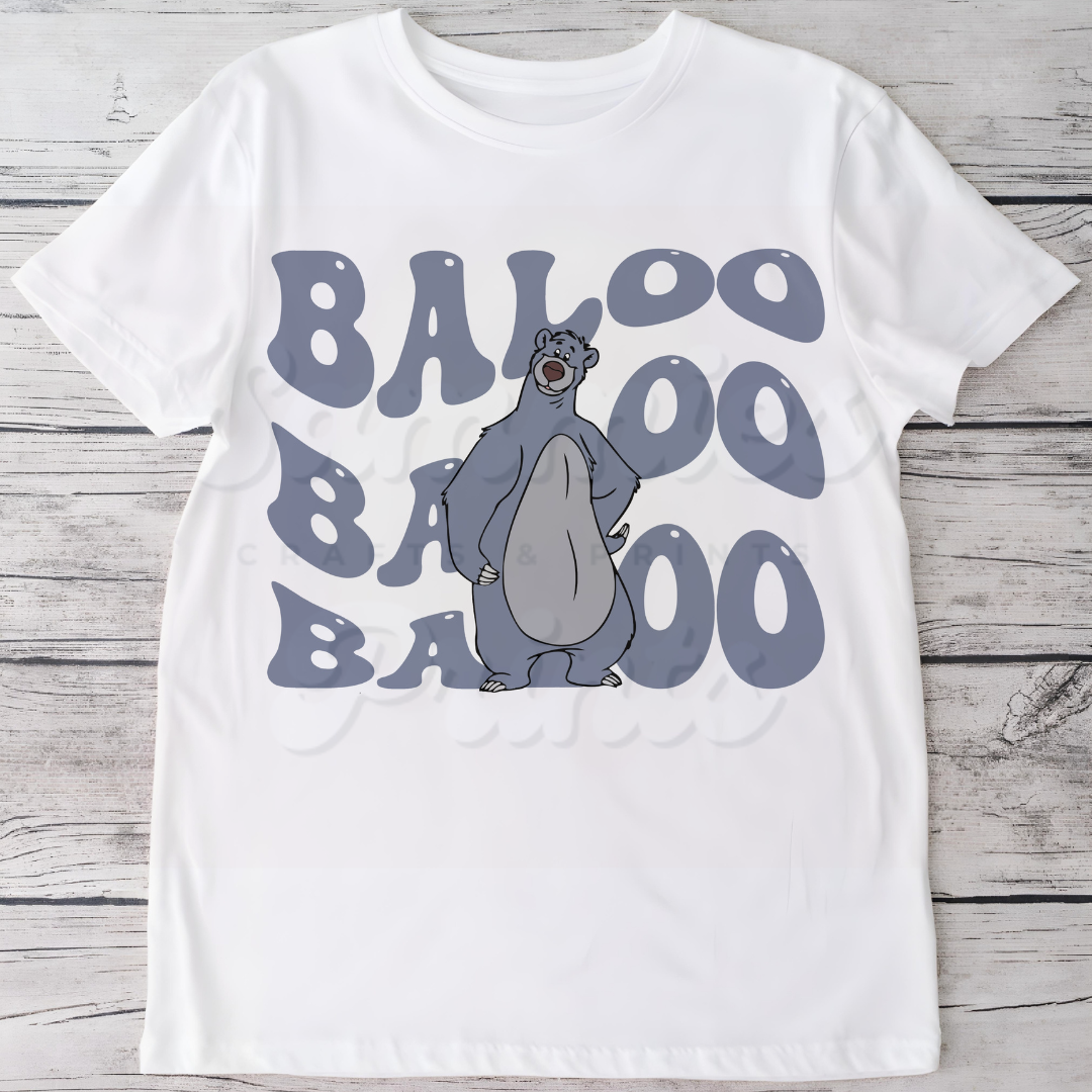 Baloo Labels Baloo Big Name DTF Heat Transfer – Sammies Prints
