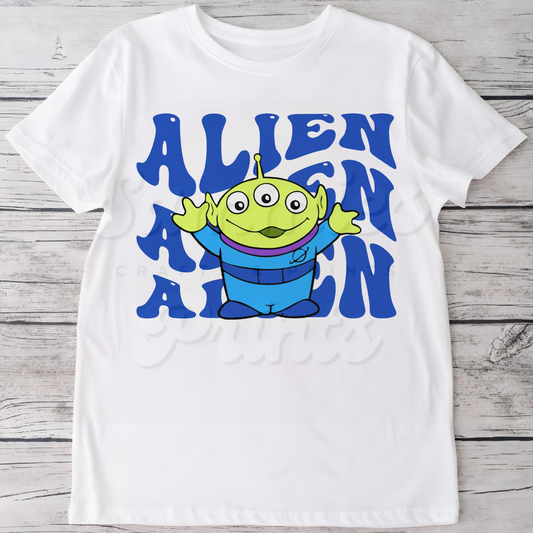 Alien Big Name DTF Heat Transfer