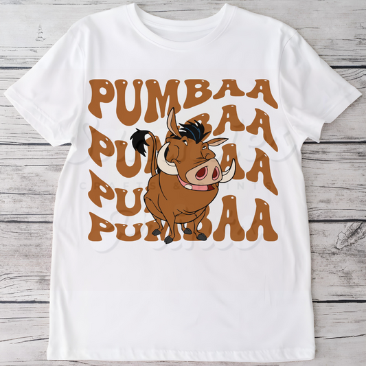 Pumba Big Name DTF Heat Transfer