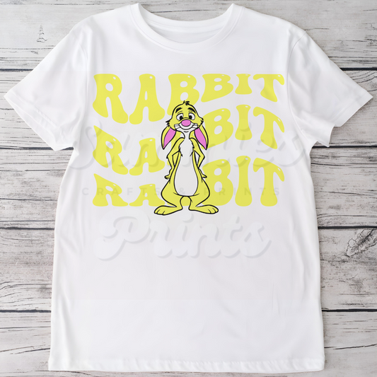 Rabbit Big Name DTF Heat Transfer