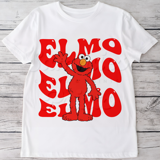 Elmo Big Name DTF Heat Transfer
