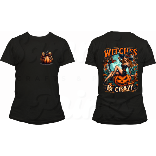 Witches Be Crazy SET DTF Heat Transfer