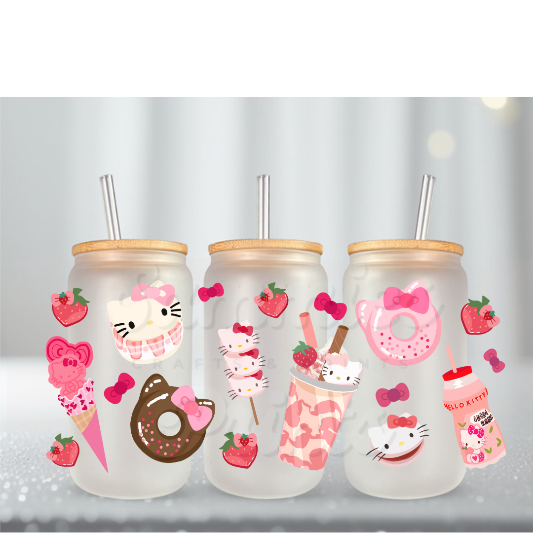 HK Kawaii Snacks UV DTF Cup Wrap