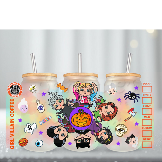 Tiny Evil Queens UV DTF Cup Wrap