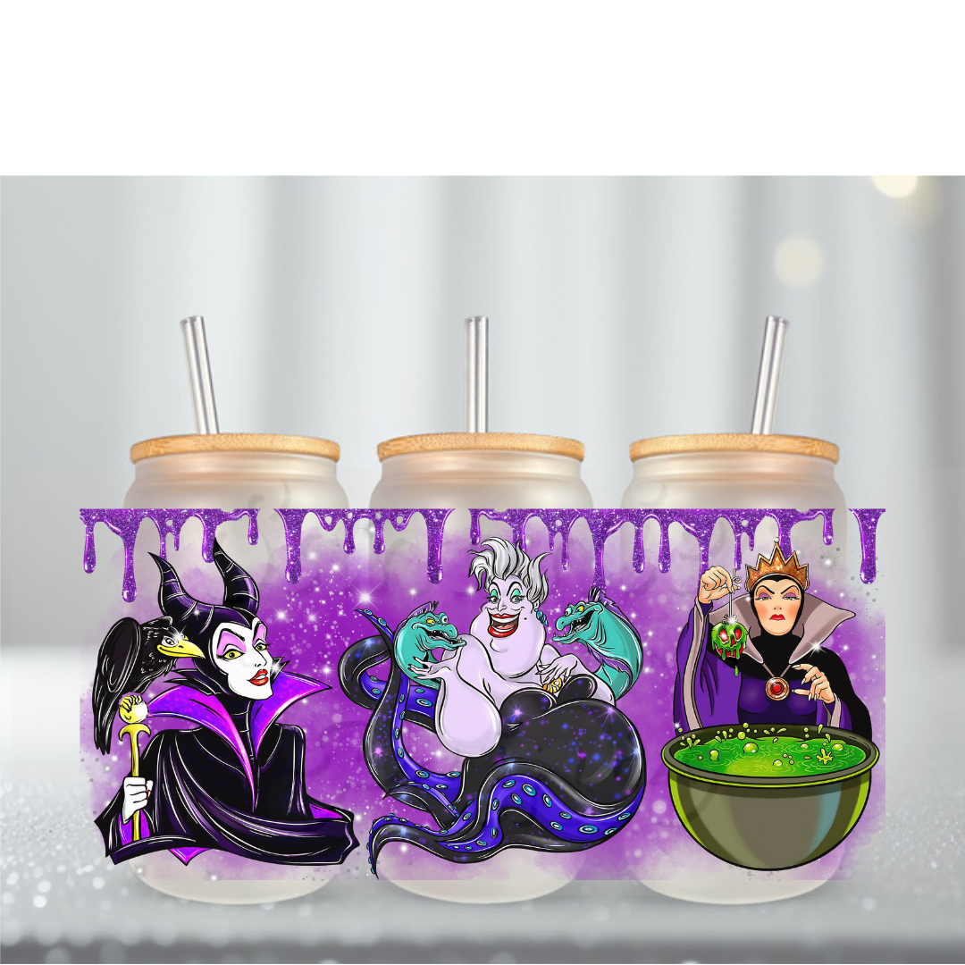 Evil Queens 3 UV DTF Cup Wrap