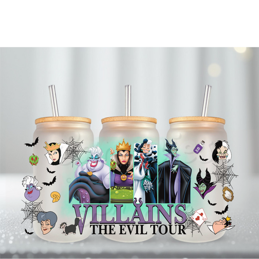 Evil Queens 4 UV DTF Cup Wrap