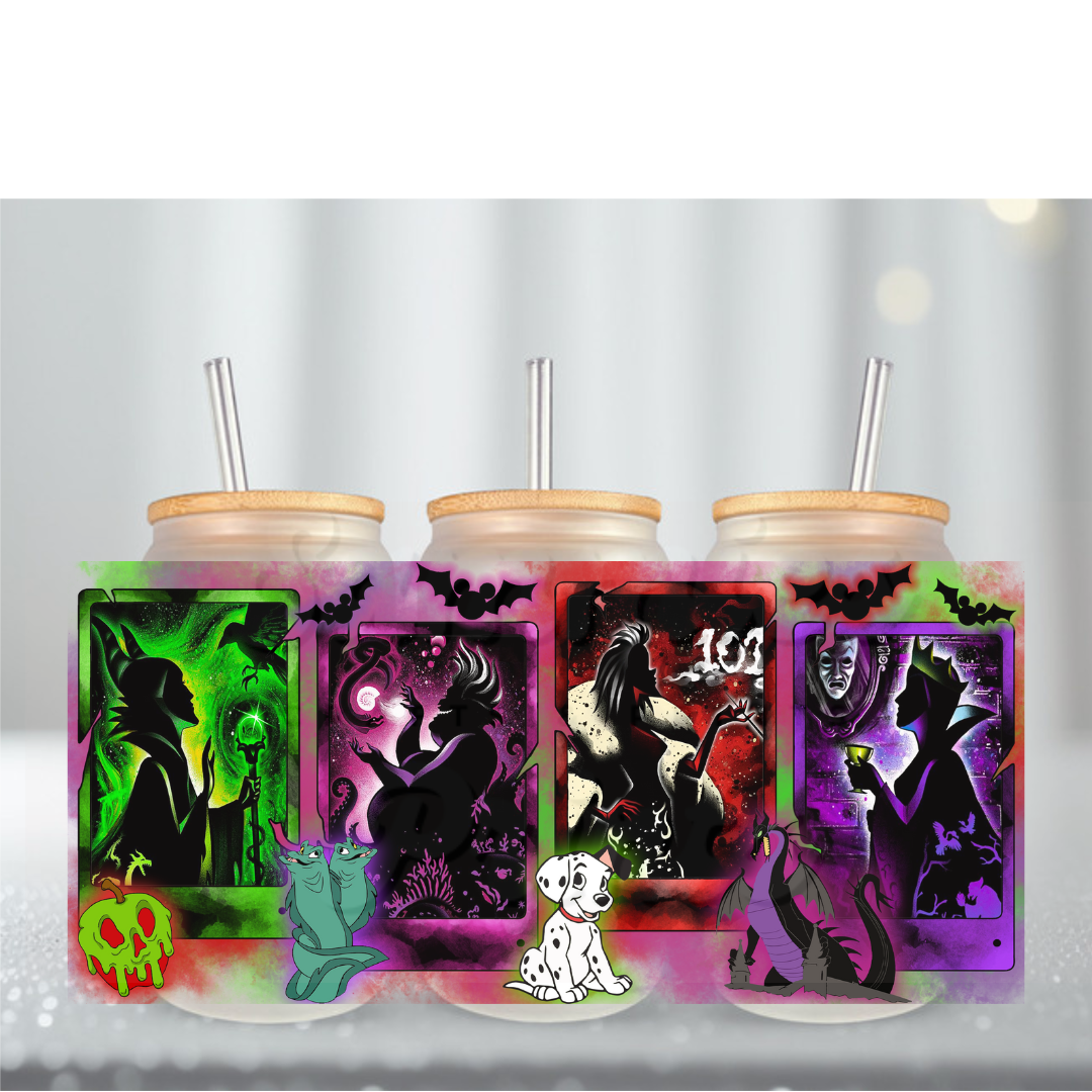 Evil Queens 5 UV DTF Cup Wrap