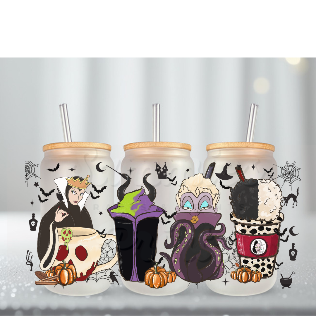 Evil Queens 8 UV DTF Cup Wrap