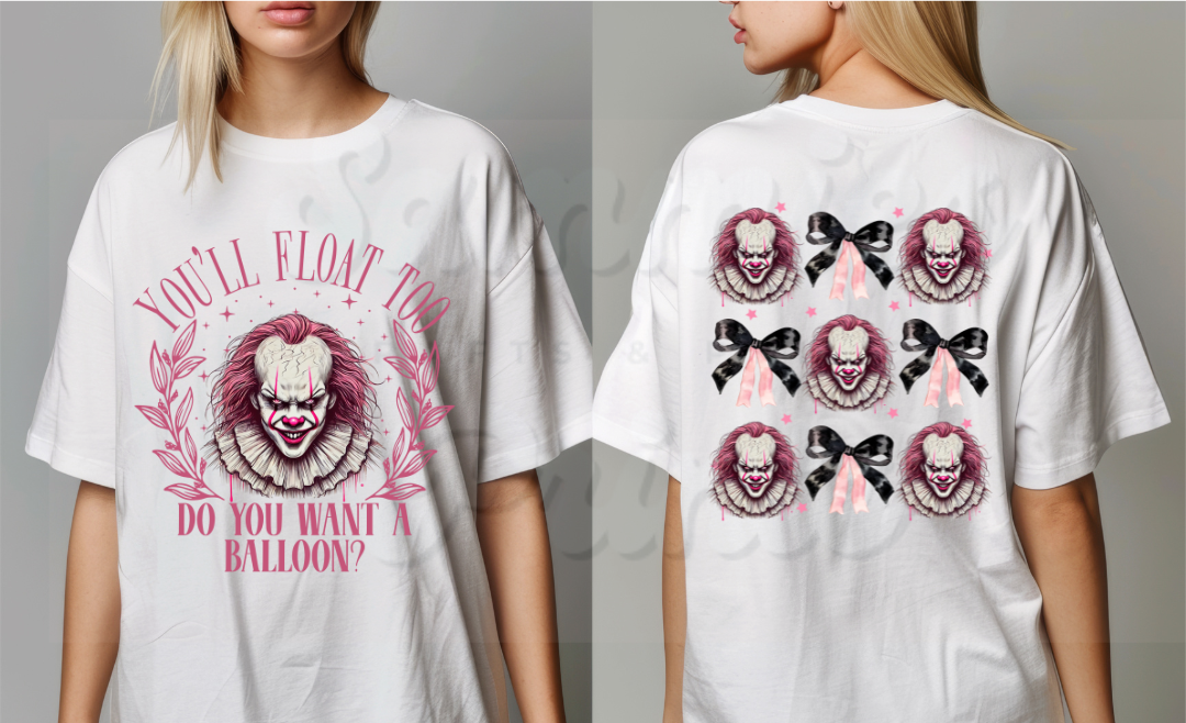 Clown SET 2 DTF Heat Transfer