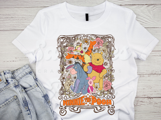 Retro OVERSIZED Yellow Bear DTF Heat Transfer