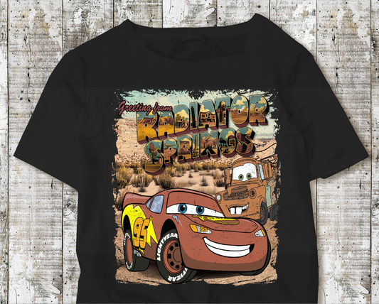 Car 1 Oversized DTF Heat Transfer