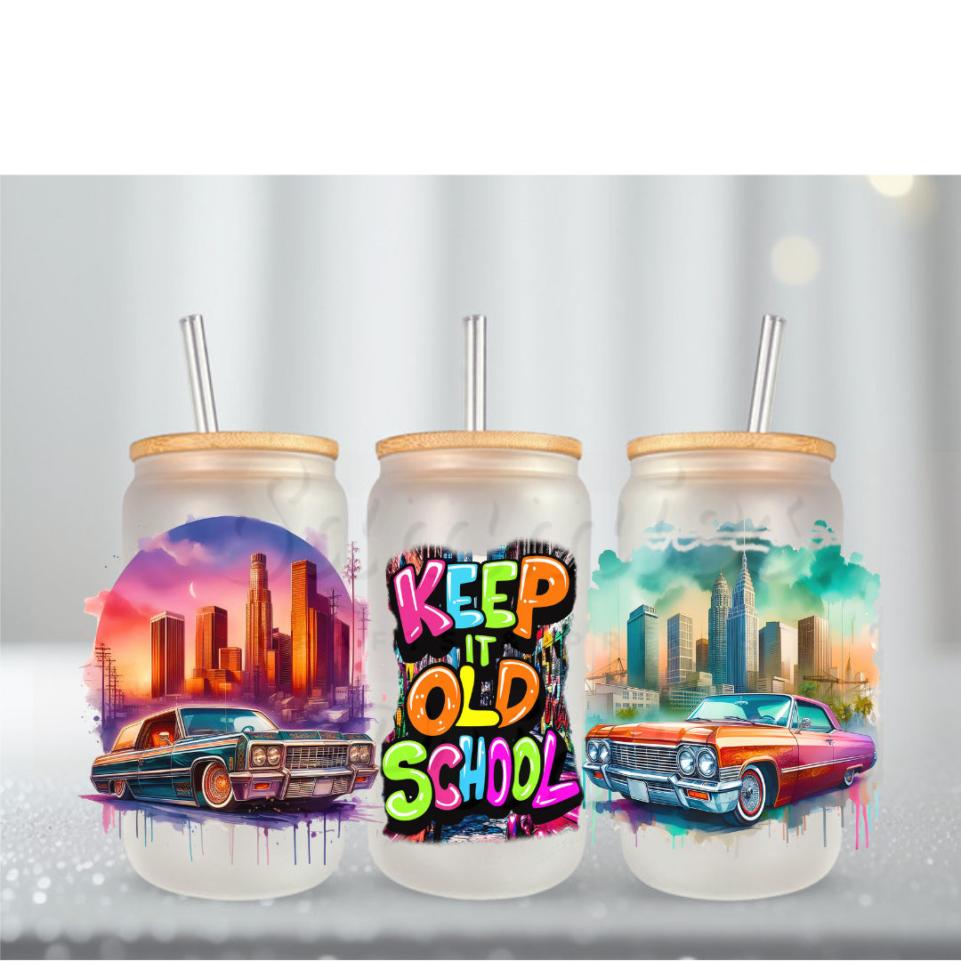 Lowrider 2 UV DTF Cup Wrap