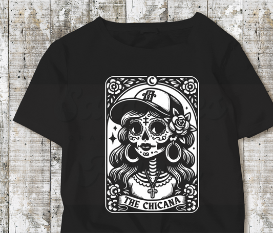 Chicana Solid White DTF Heat Transfer