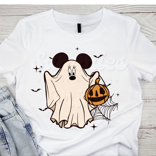 Boy Mouse Ghost 1 DTF Heat Transfer