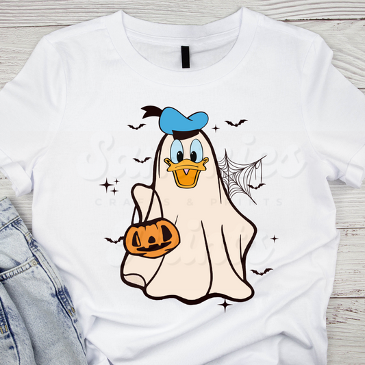 Boy Duck Ghost DTF Heat Transfer