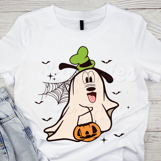 Dog Ghost DTF Heat Transfer