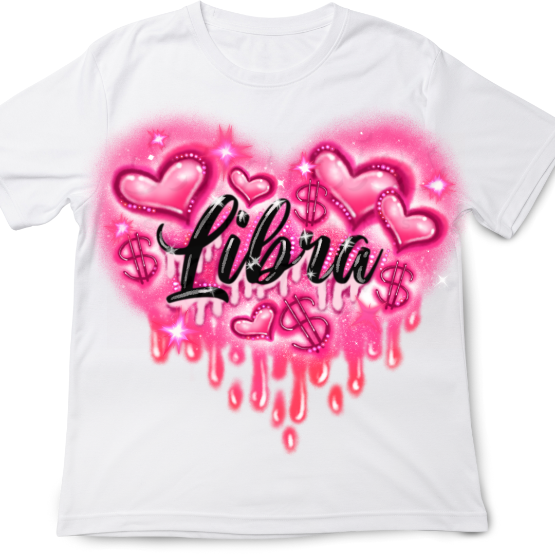 Libra Heart DTF