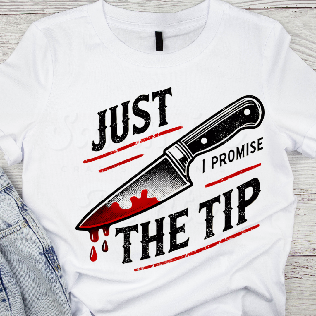 Just The Tip Black DTF