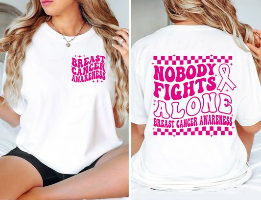 Nobody Fights Alone DTF Heat Transfer Adult Set