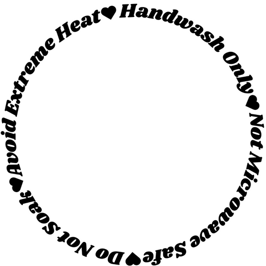 Cup Care 1 UV DTF Decal