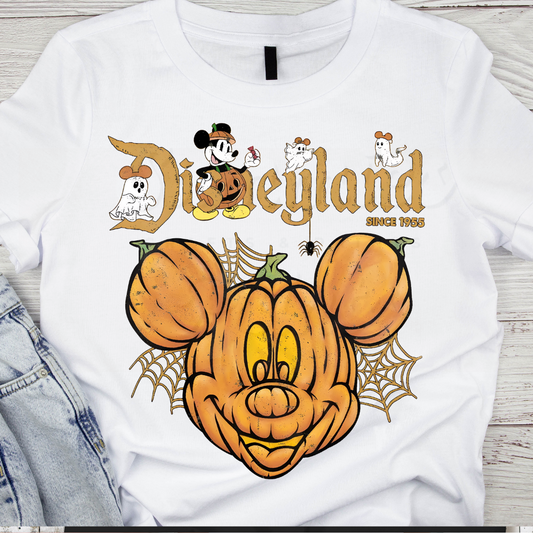 Mouse Pumpkin DTF Heat Transfer