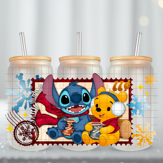 Alien and Yellow Bear Christmas