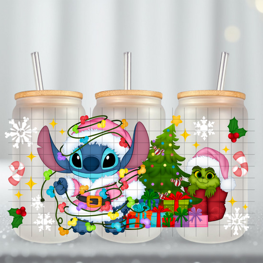 Blue Alien Christmas