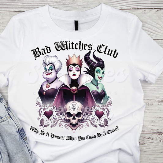 Bad Witches Club DTF Heat Transfer