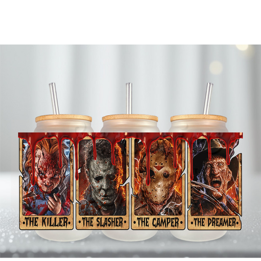 Horror Movies 12 UV DTF Cup Wrap