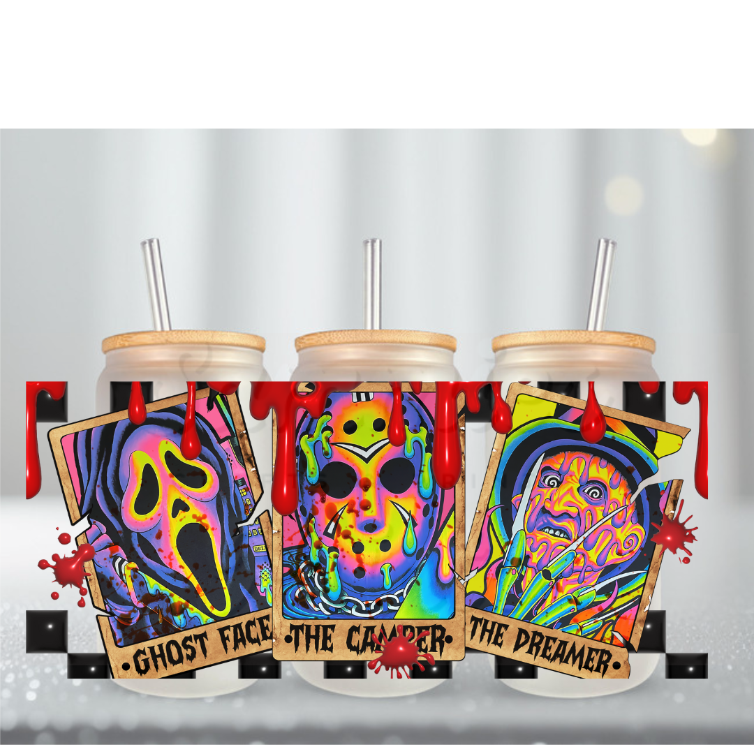 Horror Movies 13 UV DTF Cup Wrap