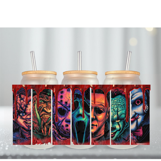 Horror Movies 15 UV DTF Cup Wrap