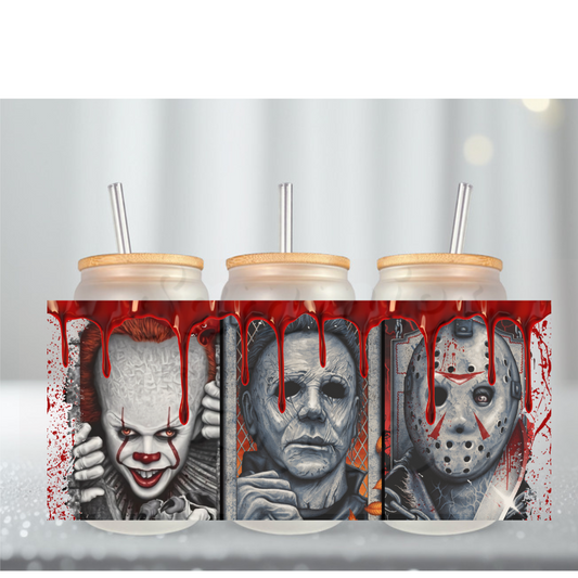 Horror Movies 21 UV DTF Cup Wrap