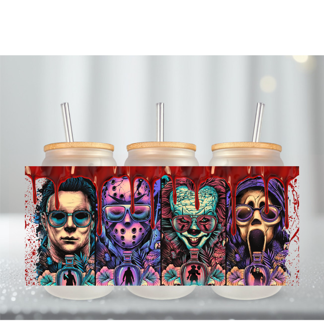 Horror Movies 22 UV DTF Cup Wrap