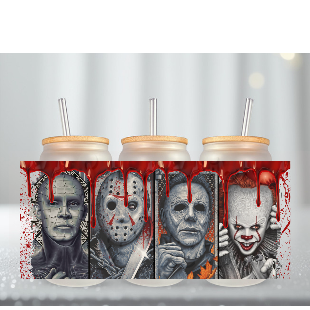 Horror Movies 23 UV DTF Cup Wrap