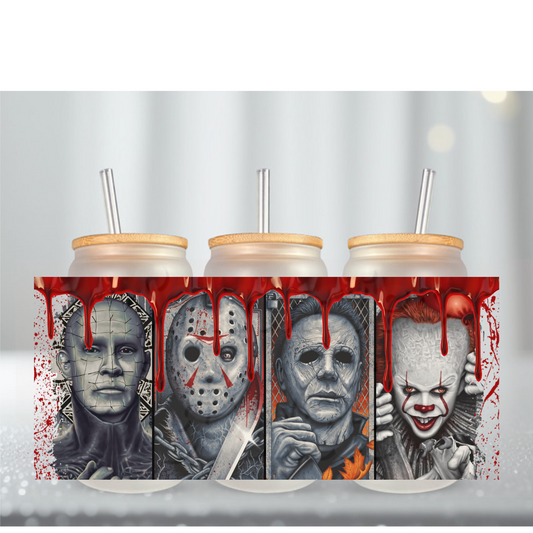 Horror Movies 23 UV DTF Cup Wrap