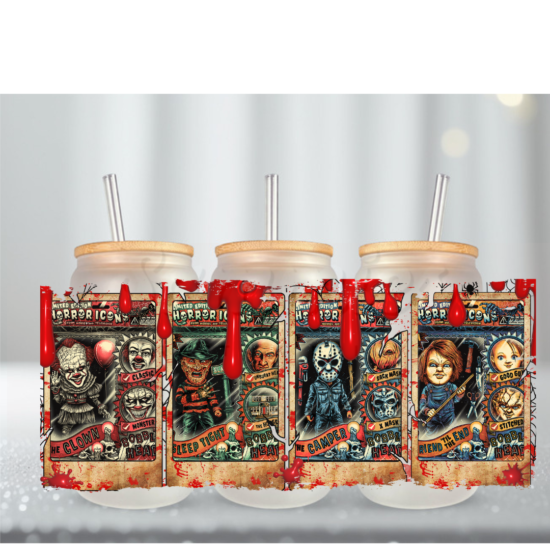 Horror Movies 26 UV DTF Cup Wrap