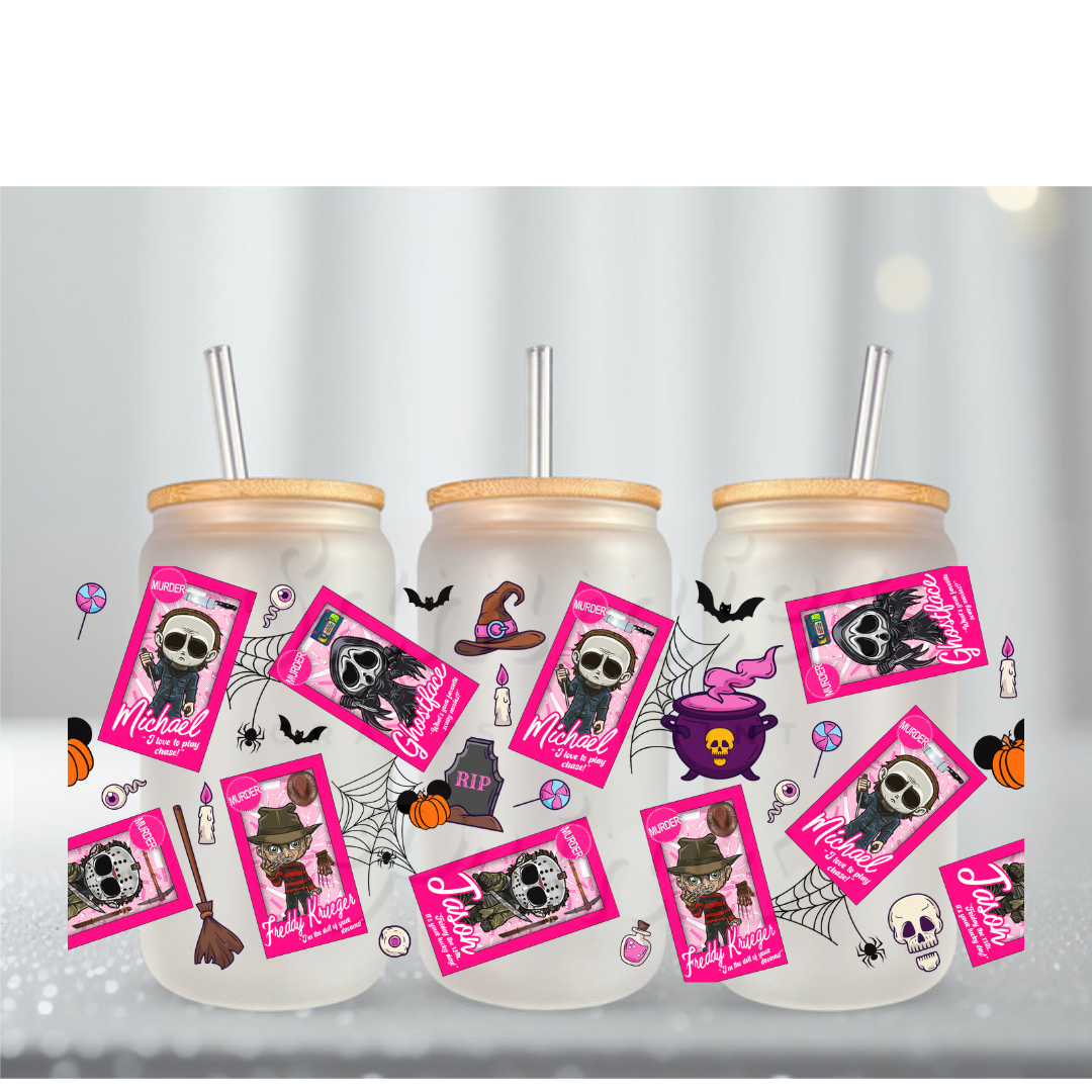 Horror Movies 6 UV DTF Cup Wrap