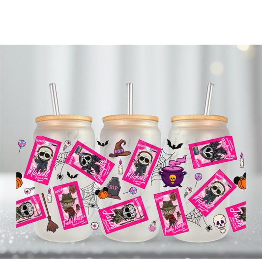 Horror Movies 6 UV DTF Cup Wrap