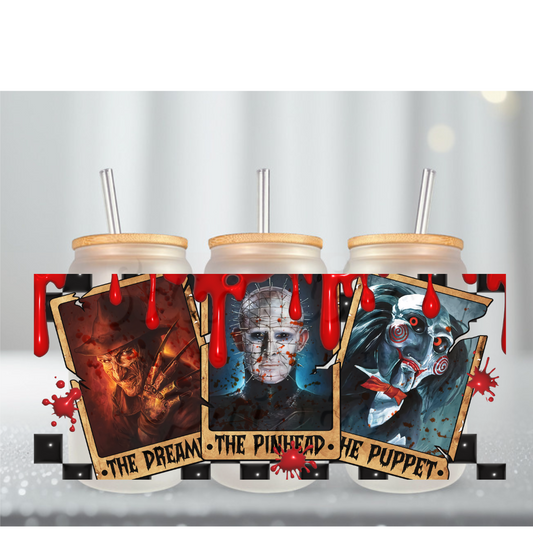 Horror Movies 8 UV DTF Cup Wrap