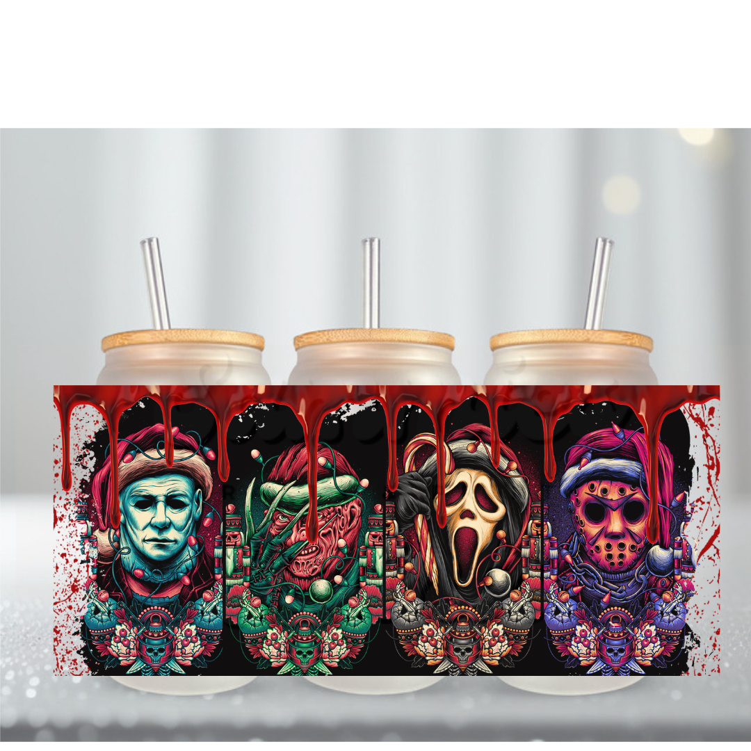 Horror Movies Christmas 1 UV DTF Cup Wrap