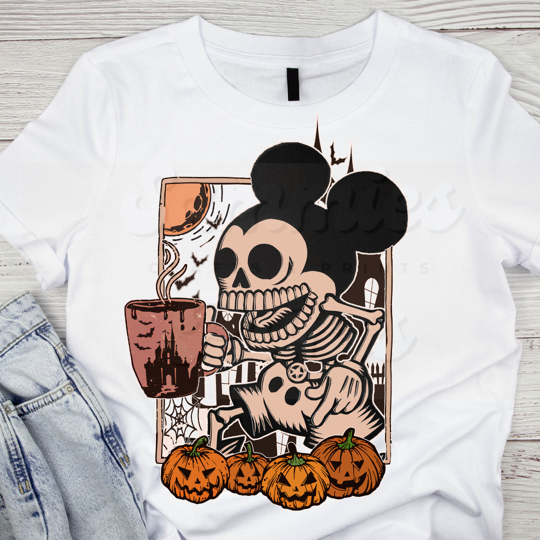 Skele Mouse DTF Heat Transfer